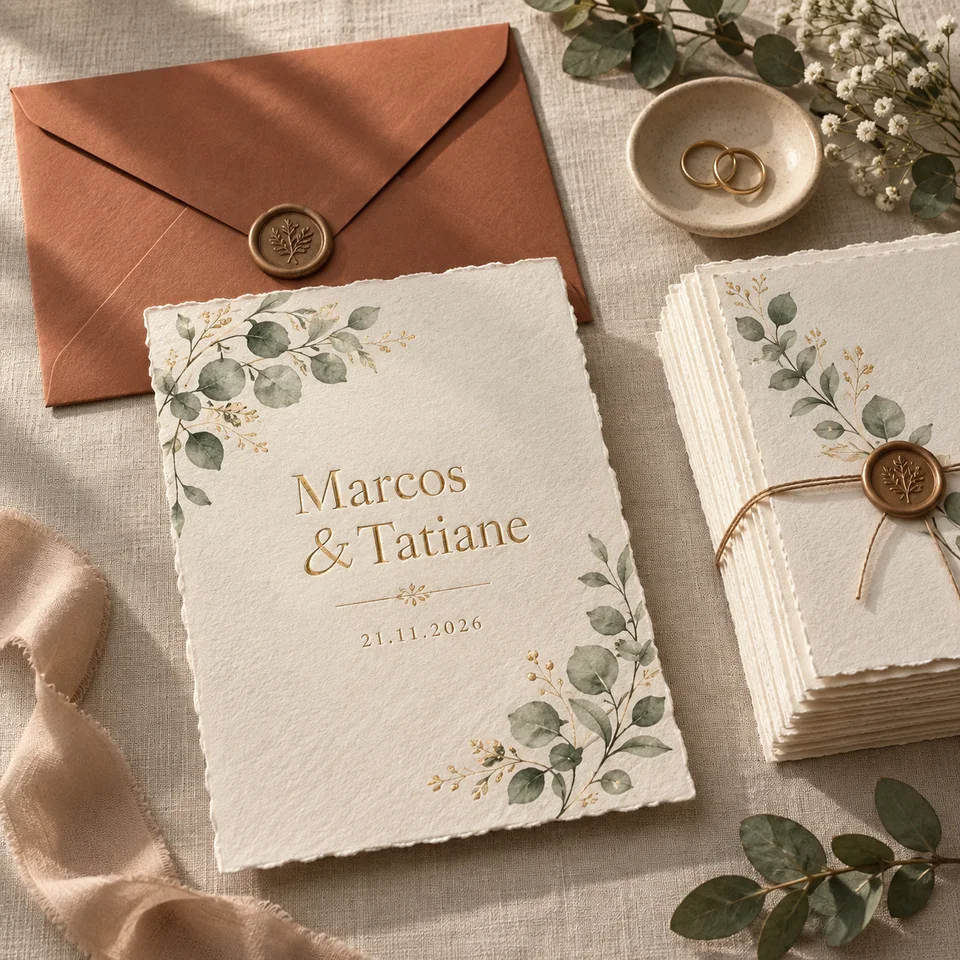 Convites de casamento